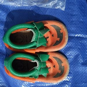 Freshly picked pumpkin mini sole moccasins 5